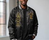 Alpha Phi Alpha Satin Baseball Jacket