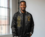 Alpha Phi Alpha Satin Baseball Jacket