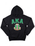 AKA Chenille Shield Hoodie - Alpha Kappa Alpha