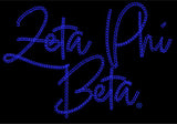 Zeta Phi Beta Crop Tank Top