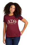 Delta College Letter T-Shirt - Delta Sigma Theta