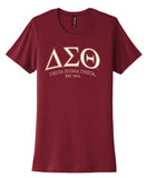 Delta College Letter T-Shirt - Delta Sigma Theta