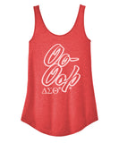 Delta Call Tag Vintage Tank Top - Delta Sigma Theta