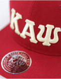 Kappa Alpha Psi 3D Letter Flat Bill Snapback Cap / Hat