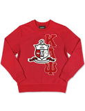 Kappa Alpha Psi Chenille Shield Crewneck Sweatshirt