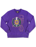 Omega Psi Phi Chenille Shield Crewneck Sweatshirt