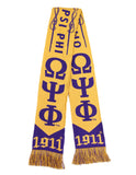 Omega Psi Phi 1911 Knit Scarf
