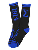 Phi Beta Sigma Athletic Crew Socks