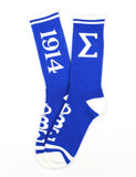 Phi Beta Sigma Athletic Crew Socks
