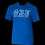 Phi Beta Sigma Embroidered Luxury T-Shirt