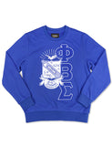 Phi Beta Sigma Chenille Shield Crewneck Sweatshirt