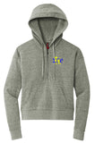 SGRho Fleece 1/2 Zip Pullover Hoodie- Sigma Gamma Rho