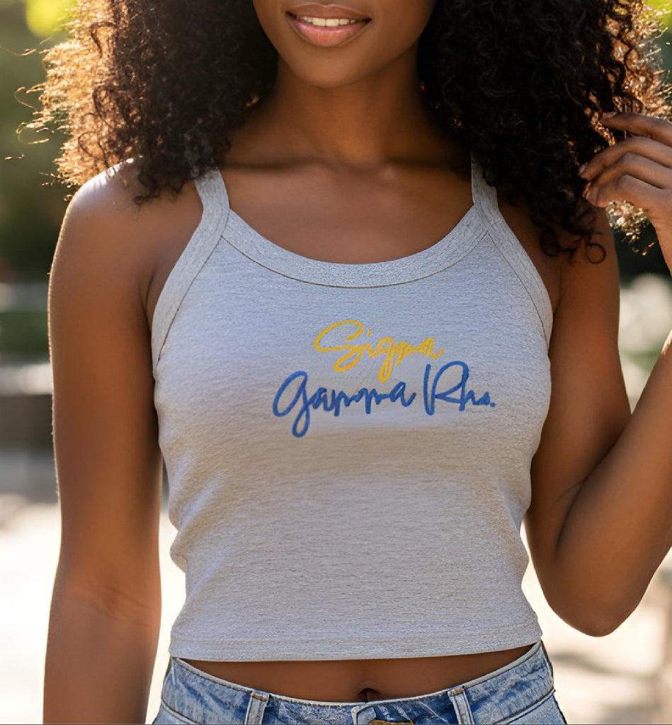 Sigma Gamma Rho Crop Tank Top