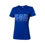 Zeta Phi Beta Embroidered Luxury T-Shirt