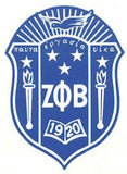 Zeta Phi Beta Shield Decal