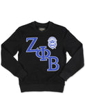 Zeta Phi Beta Chenille Shield Crewneck Sweatshirt