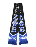 Zeta Phi Beta 1920 Knit Scarf