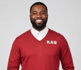 Kappa Alpha Psi Brooks Brothers Greek Letter V-Neck Sweater