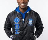 Phi Beta Sigma Satin Baseball Jacket
