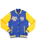 SGRho Fleece Varsity Jacket - Sigma Gamma Rho