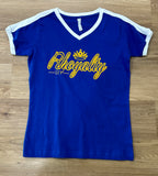 SGRho Rhoyalty Ringer V-Neck Tee - Sigma Gamma Rho