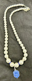 Zeta Phi Beta Pearl Shield Necklace