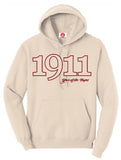 Kappa 1911 Founding Year Hoodie - Kappa Alpha Psi