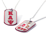 Kappa Dog Tag Necklace - Kappa Alpha Psi