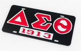 Delta Sigma Theta 1913 Greek Letter License Plate