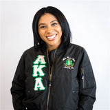 AKA Bomber Jacket - Alpha Kappa Alpha