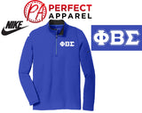 Phi Beta Sigma Nike Performance 1/4 Zip Cover Up