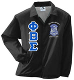 Sigma Greek Lettered Crossing Line Jacket - Phi Beta Sigma