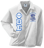 Sigma Greek Lettered Crossing Line Jacket - Phi Beta Sigma