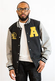 Alpha Fleece Letterman Jacket - Alpha Phi Alpha