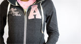 AKA Sueded Full Zip Hooded Jacket - Alpha Kappa Alpha