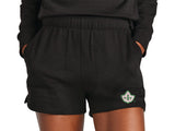 AKA Ivy Leaf Fleece Shorts- Alpha Kappa Alpha