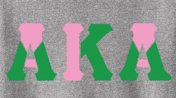 Alpha Kappa Alpha Color Block Greek Lettered Crewneck Sweatshirt