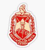 Delta Sigma Theta Shield Decal