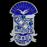 Sigma Crystal Crest Lapel Pin - Phi Beta Sigma