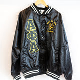 Alpha Satin Baseball Jacket - Alpha Phi Alpha