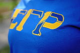 Sigma Gamma Rho Color Block Greek Lettered Crewneck Sweatshirt