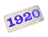 Zeta Phi Beta 1920 Front License Plate