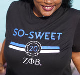 Zeta Phi Beta Sorority Stripes T-Shirt [CLEARANCE]