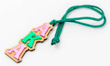 AKA Mirror Hang / Necklace - Alpha Kappa Alpha