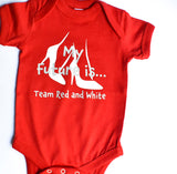 Future Team Red & White Onesie - Delta Sigma Theta