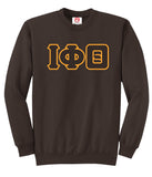 Iota Greek 3 Letter Crewneck Sweatshirt - Iota Phi Theta