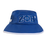 Zeta Floppy Bucket Hat - Zeta Phi Beta 3 Letter Bucket Hat