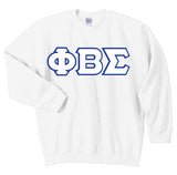 Phi Beta Sigma Greek 3 Letter Crewneck Sweatshirt